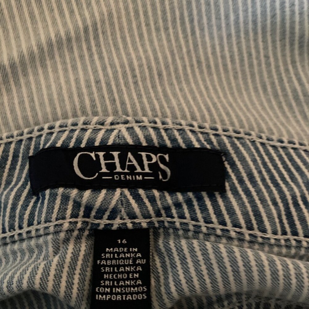 Chaps striped Capri